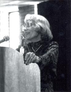 Bernice Sandler at 1990 convocation