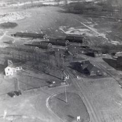 Aerial view of the CCC camp