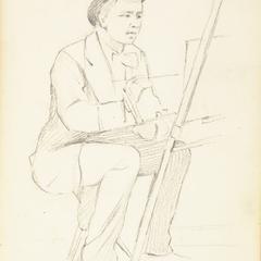 Portrait Sketch of S. A. D. Volk
