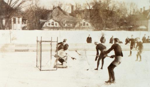 Hockey game on Library Mall?