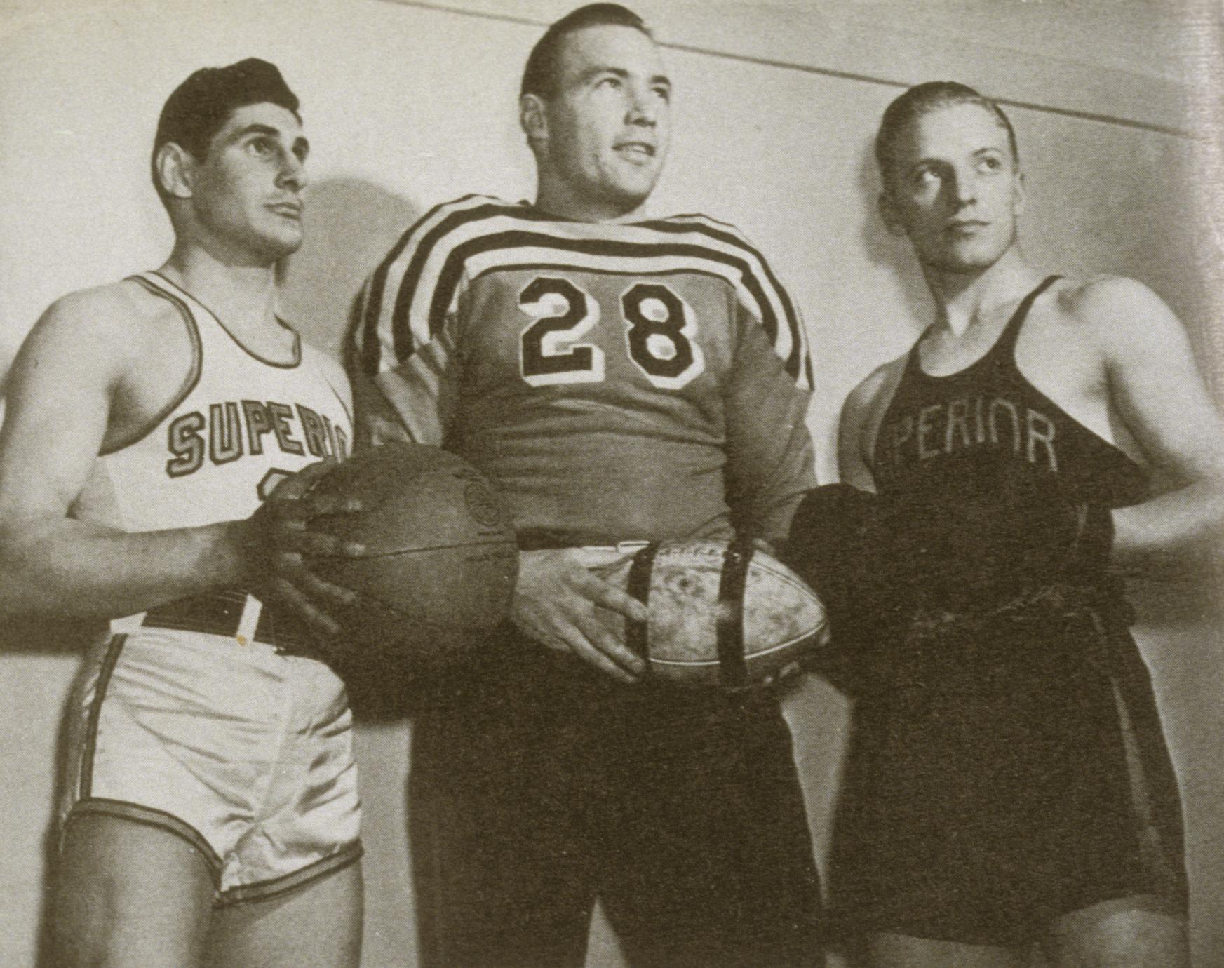 Team captains, early 1940s
