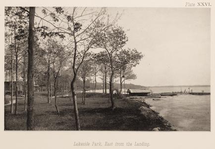 Lakeside Park east from the landing