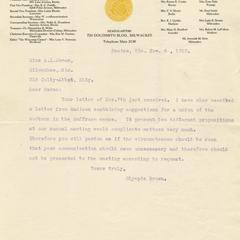Ada James papers and correspondence (1912-1923)