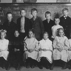 1st grade students in public school