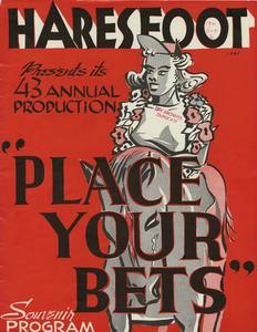 Haresfoot 'Place Your Bets' program
