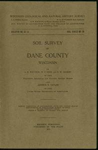 Soil survey of Dane County, Wisconsin