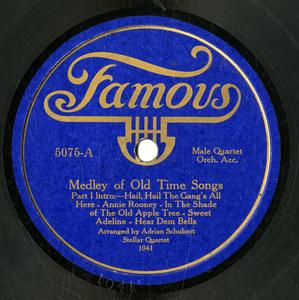 Medley of old time songs, part I