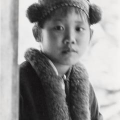 A Yao (Iu Mien) girl in traditional dress in Houa Khong Province