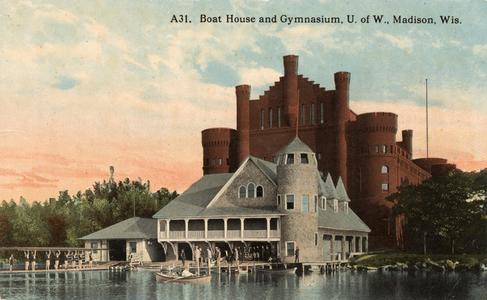 Boat house and Gymnasium, U. of W., Madison, Wis.