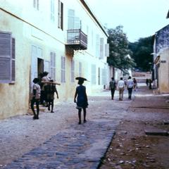 Main Street on the Island of Gorée