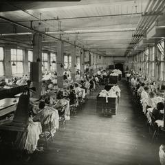 Cooper Underwear factory employees at work