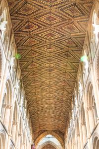 Peterborough Cathedral nave ceiling