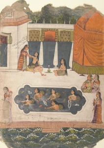 Ladies at Their Baths and at Leisure in a Palace