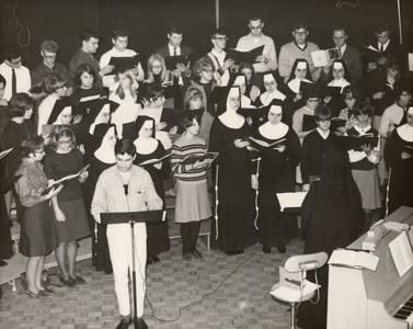 Choir practice, Manitowoc, December 1966