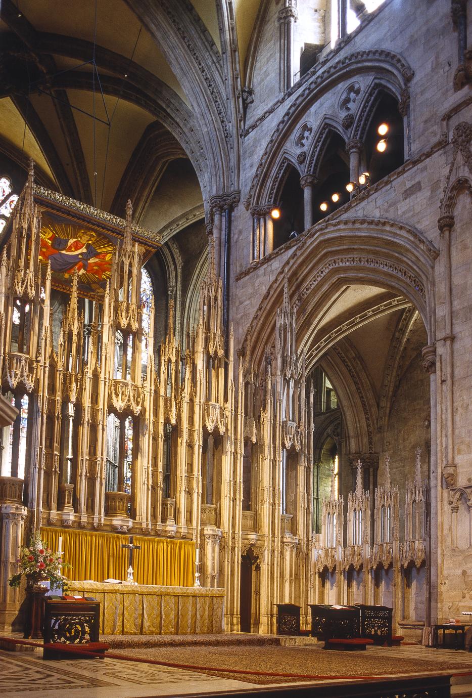 medieval cathedral interior