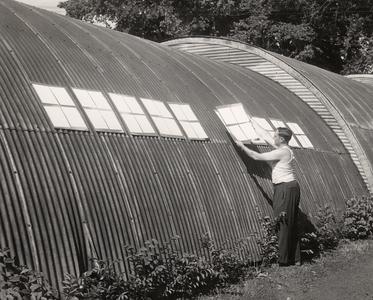 Adding cheer to the Quonset huts