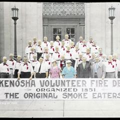 "The original smoke eaters," Kenosha Volunteer Fire Department