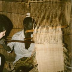 Weaving raffia in Congo-Brazzaville