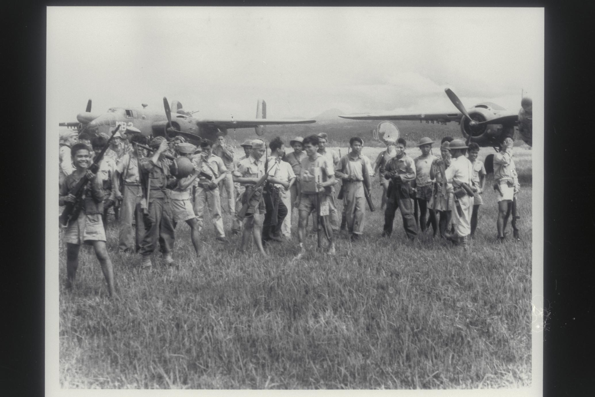 Guerrillas who fought the Japanese, Mindanao, 1945