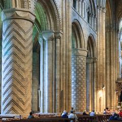 Durham Cathedral north arcade of nave