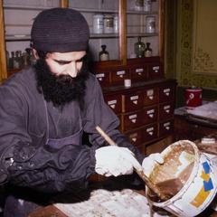 Father Filemon at Prophet Elias Skete