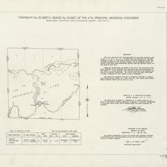 [Public Land Survey System map: Wisconsin Township 32 North, Range 15 East]