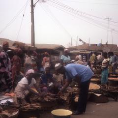 Fish vendors in Igbo Koda