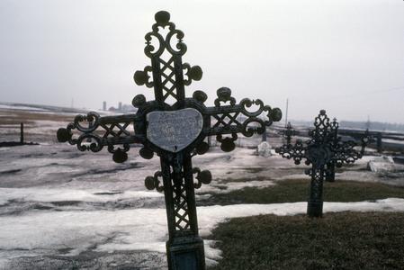 Memorial cross for Maria Silbernagel
