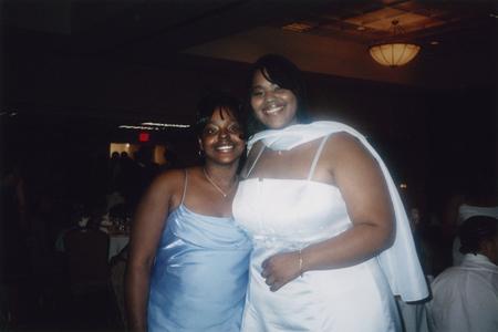 Two students at 2004 Ebony Ball