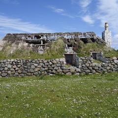 Isle of Tiree, Inner Hebrides, ruined cottage
