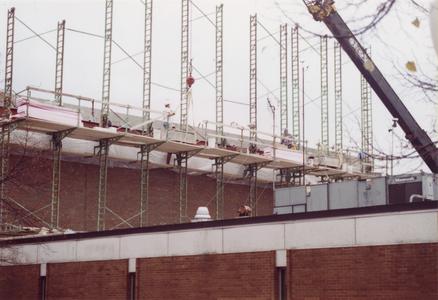 Construction of third floor expansion
