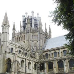 Ely Cathedral exterior Octagon from the northwest