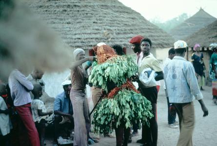Masquerader in Kankouran on New Year's Day