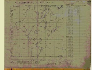 [Public Land Survey System map: Wisconsin Township 39 North, Range 05 West]