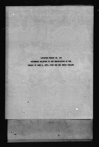 Ratified treaty no. 323, Documents relating to the negotiation of the treaty of June 9, 1863, with the Nez Perce Indians