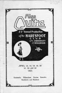 Haresfoot 'Miss Quita' program