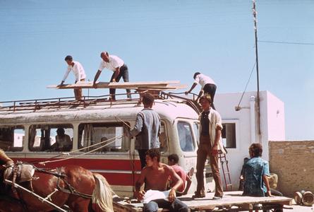Bus Being Loaded after the Suq (Market)