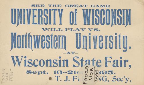 Wisconsin vs. Northwestern