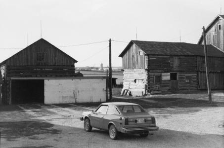 Horse barn (left)