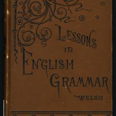 Lessons in English grammar