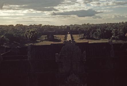 Angkor Wat : view from the tower looking west
