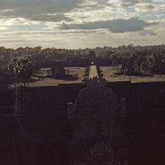 Angkor Wat : view from the tower looking west