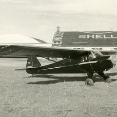 John Sullivan with his third plane, Taylorcraft N44007