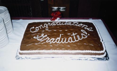 Cake at 1998 Multicultural Graduation Celebration