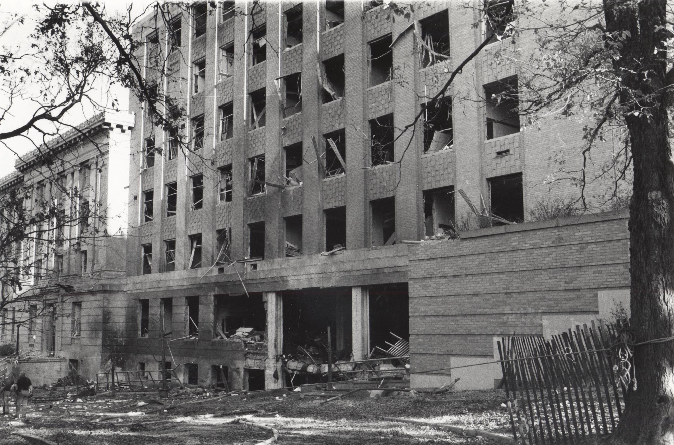 ‎Sterling Hall After Bombing - UWDC - UW-Madison Libraries