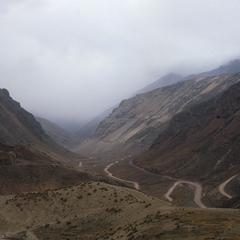"Carretera Central" in high Andes, east of Lima