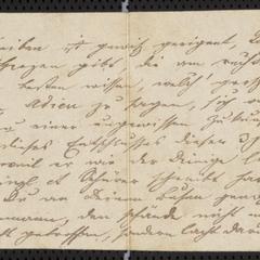 [Letter from Kajetan Sternberger to his brother, Jakob Sternberger, ca. May 1853]