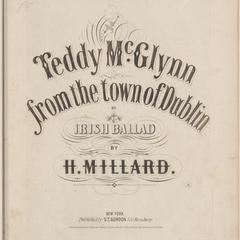 Teddy McGlynn, from the town of Dublin
