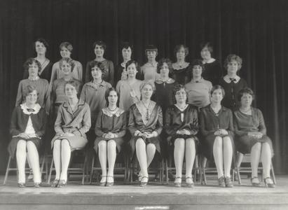 Girls on Promotion organization, 1928-1929