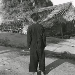 A young man in a Black Lahu (Lahu Na)village in Houa Khong Province